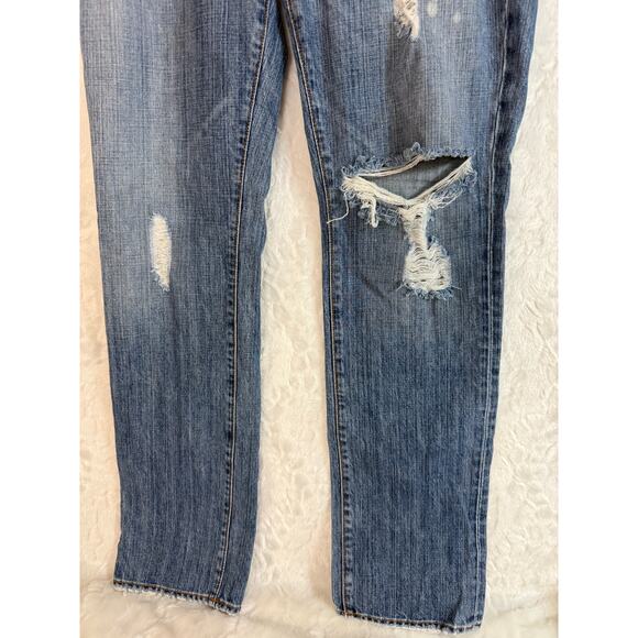 Ruehl No. 925 Premium Jeans Distressed USA Loopy Relaxed Bootcut Men W 31 L 33 - Picture 7 of 11